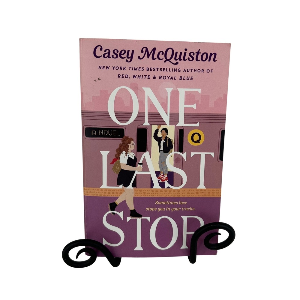 One Last Stop by Casey McQuiston Paperback Novel Romance LGBTQ+ Fiction